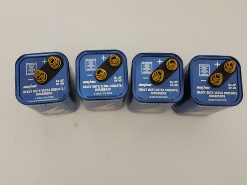 4 Pack NEW Rayovac 6V-HD Ultra Robust Industrial 6V Lantern Battery NWT