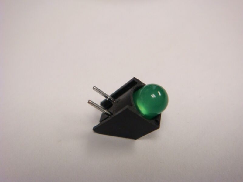 (5) 5mm Green Led 565nm 2.1v Cbi R/a Slope Back Diffused 550-0207 Nos