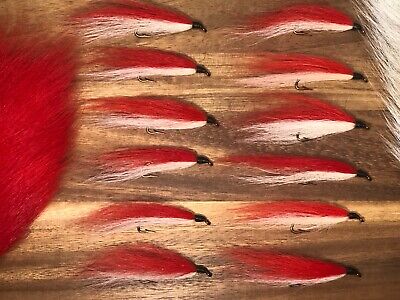 6 Original RUSSIAN RIVER COHO Salmon Flies - 5X Strong MUSTAD HOOKS!