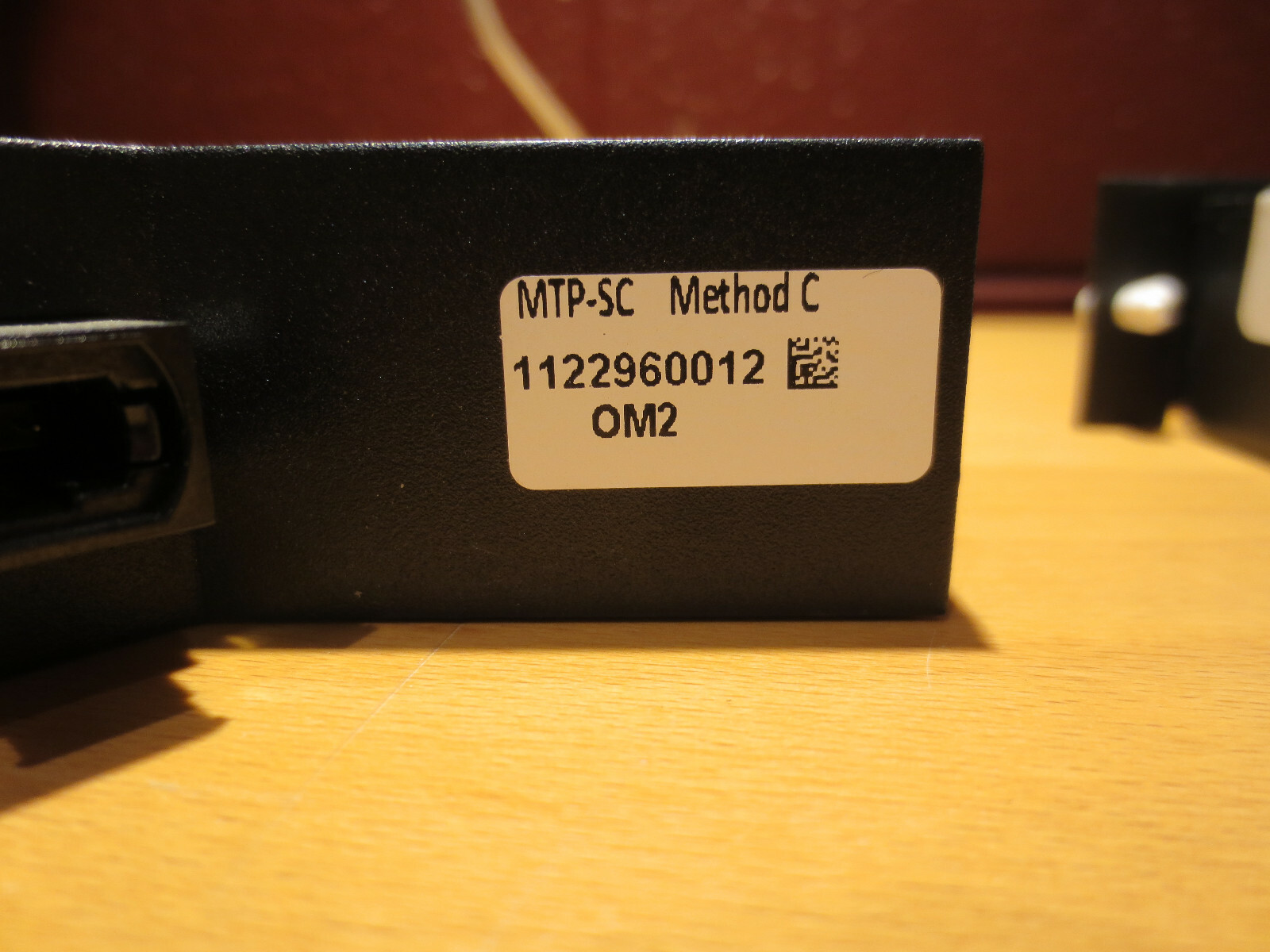 2 Leviton Fiber Cassettes MTP to SC Method C OM2 opt-x 12 fiber