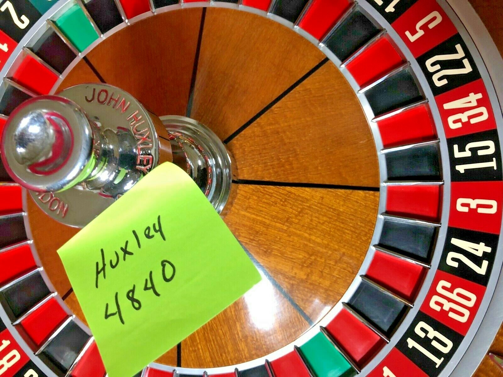 Roulette Wheel TCS JOHN HUXLEY 32 Inch (Used) #48400/00