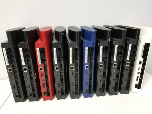 Lot Of 10 Broken Ps3 Super Slim PlayStation 3 defective as is