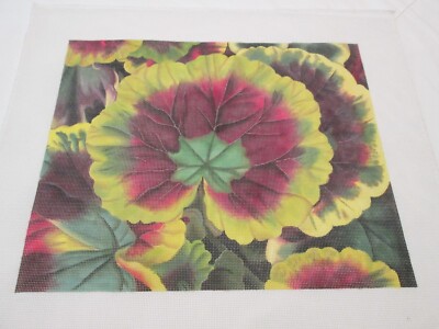 LEAVES-HP DESIGNS-HANDPAINTED NEEDLEPOINT CANVAS