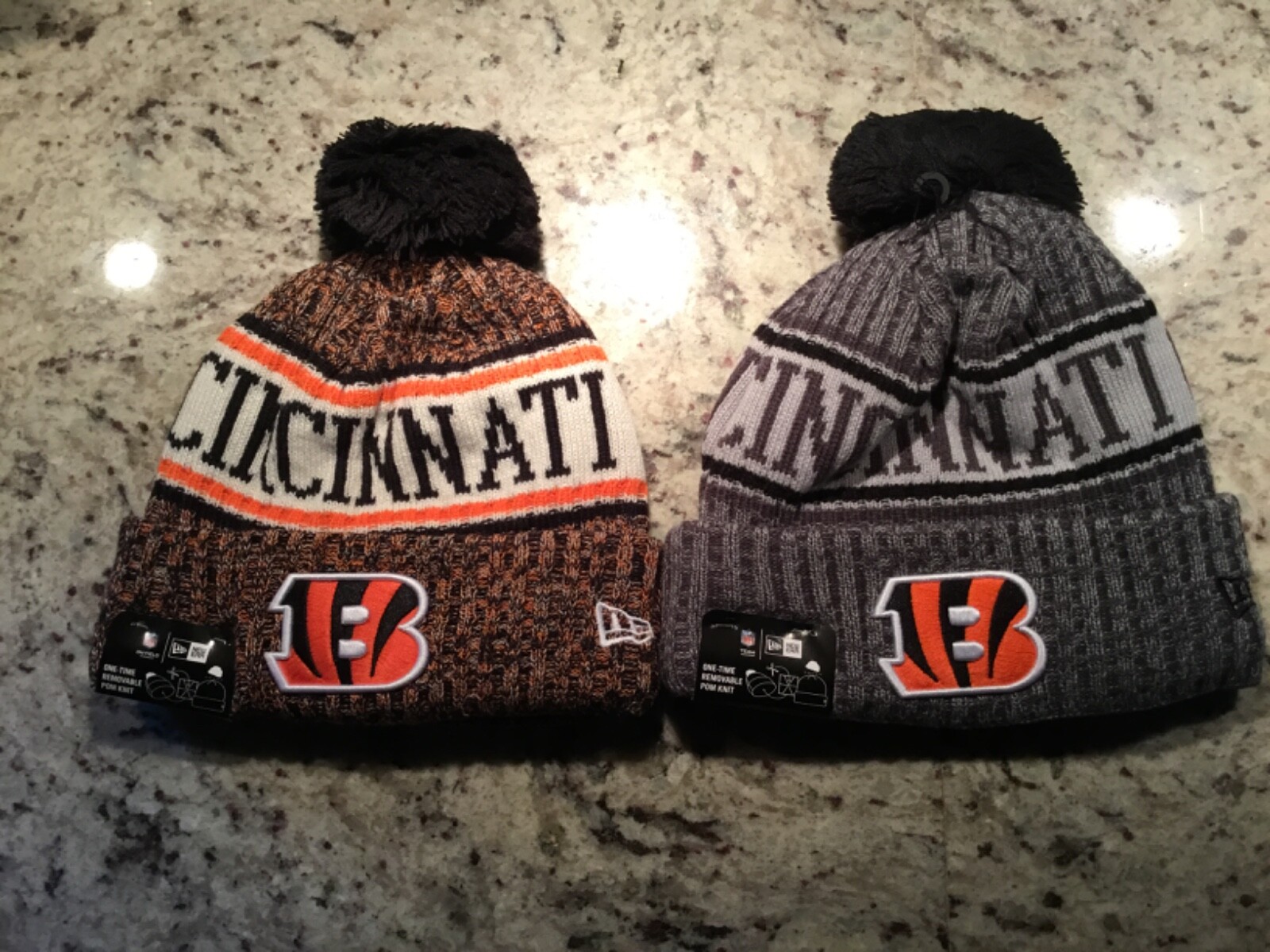 New Era Cincinnati Bengals 2018 NFL Sideline Salute to Service Knit Hat