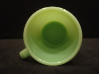 Set of 6 Fire King Oven Ware Jadite Jadeite & Brown Mugs MINT