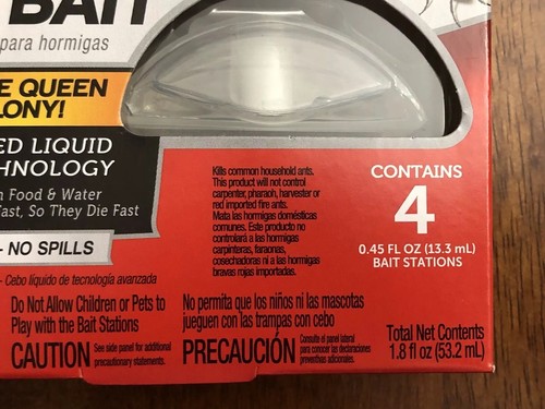 HOT SHOT ULTRA LIQUID ANT BAIT 4-COUNT PACKAGE