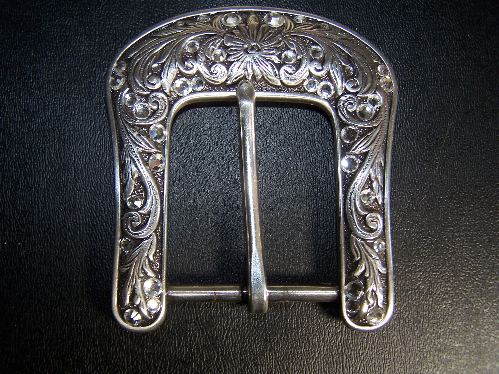 Ariat Womens Jewel Ornate Silver Tone Belt Buckle