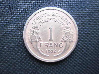 1 Franc Morlon bronze-alu 1934    TTB