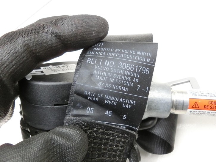Volvo V50 MW 04-07 Kombi Gurt Sicherheitsgurt Links Hinten Volvo V50 MW 04-07 27.02.2006 30661796 6029327L0 gebraucht Vorschau 6