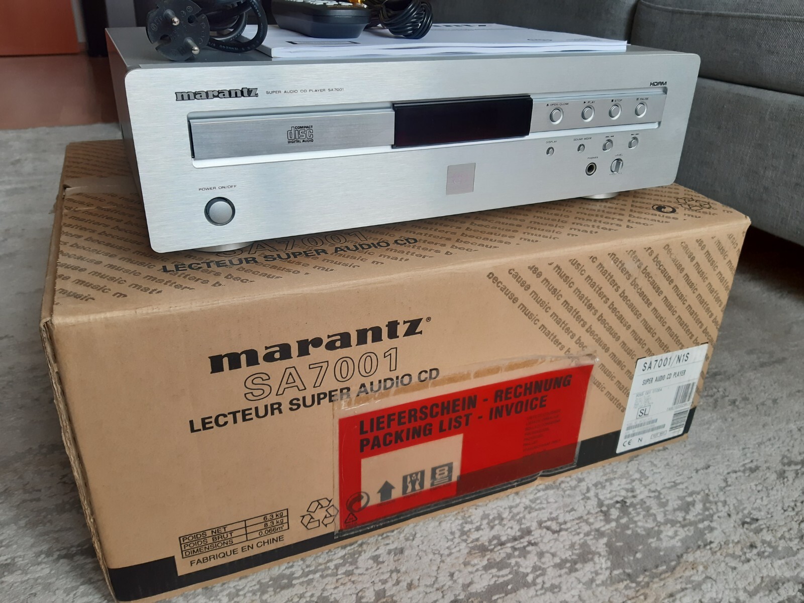 高音質MARANTZ SA7001 CD/SACD◎ピック新品・整備済♪ マランツ