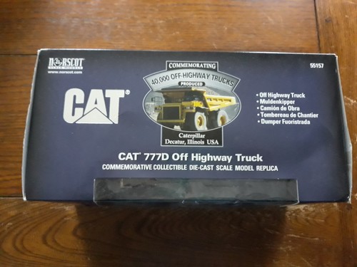 NORSCOT #55157 CATERPILLAR 777D OFF HIGHWAY TRUCK NIB 1/50 SCALE CHROME EDITION