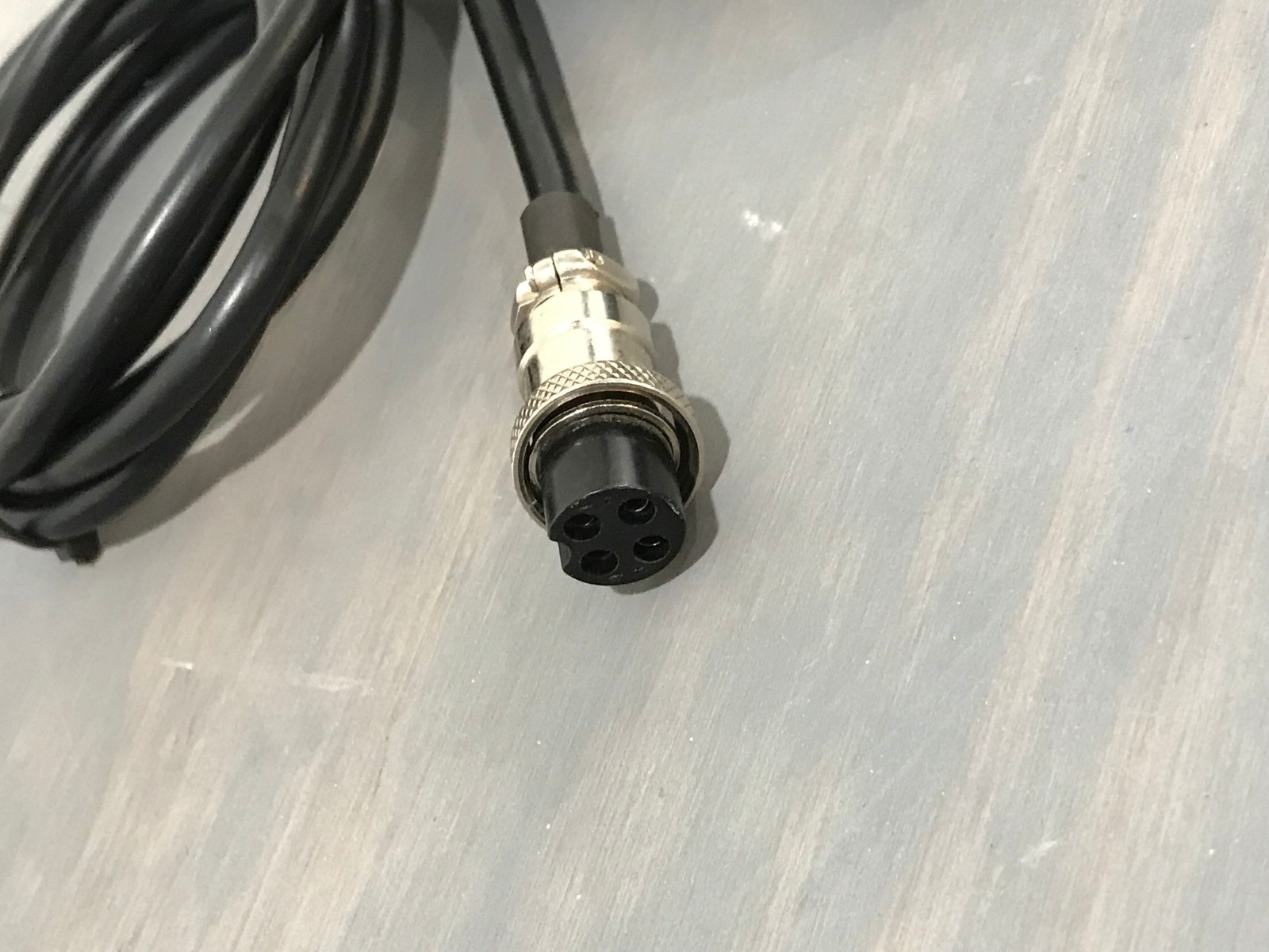 Ten Tec Regal TT-707 Microphone ,TT-716 Base and TT-707 Cable XLR to 4 Pin Round