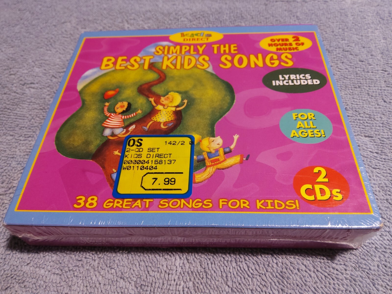 SIMPLY THE BEST KIDS SONGS ~ SEALED 2 CD SET 2001