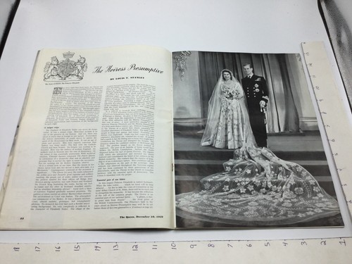 Vintage Souvenir Number The Queen The Royal Wedding 1947 Booklet