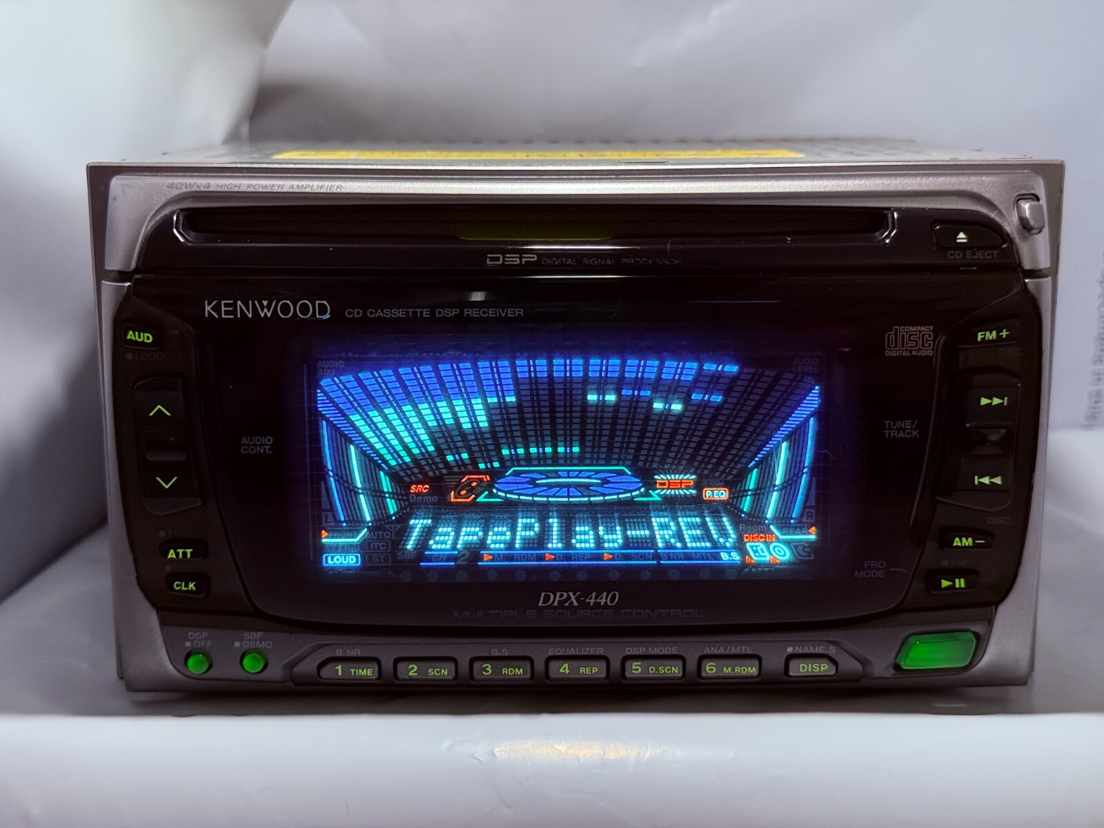 当時物KENWOOD DPX-510 KENWOOD 当時物 CD カセット スペアナ カー