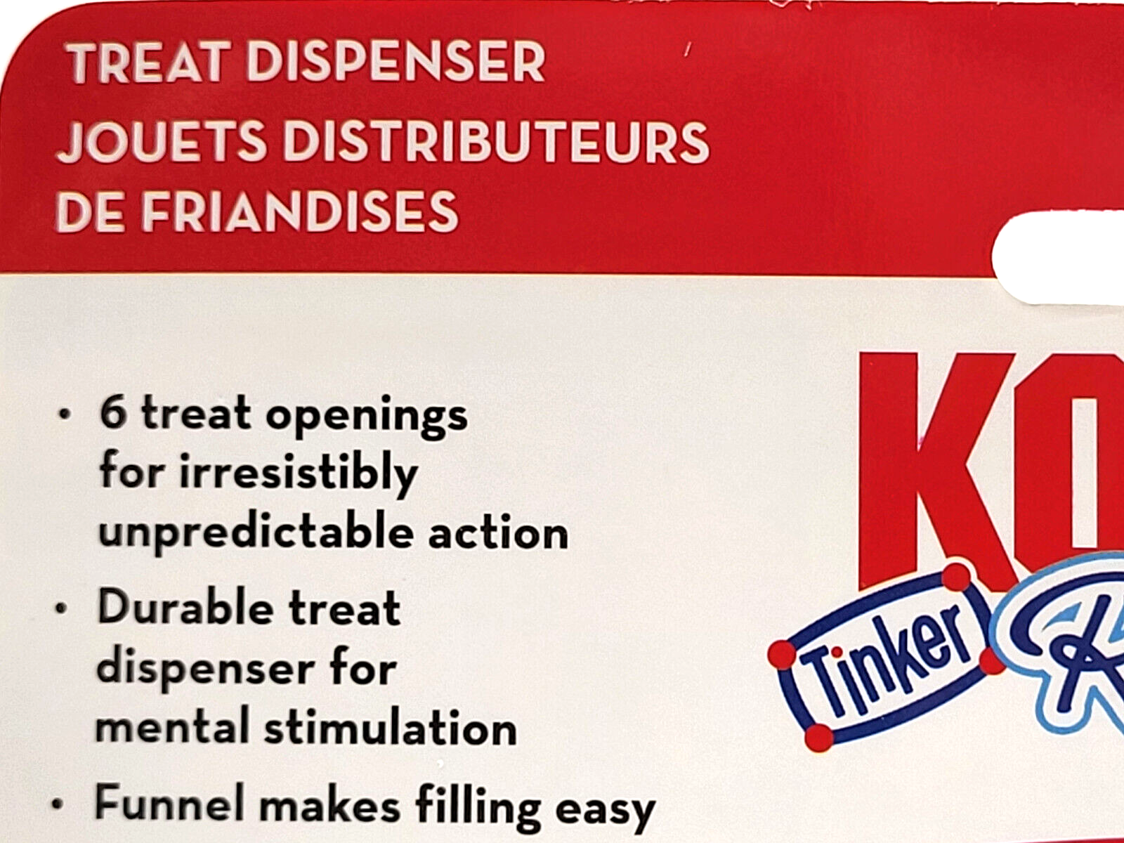 KONG Rewards Tinker Treat Dispenser Slow Feeder Dog Puzzle Toy 5.5"