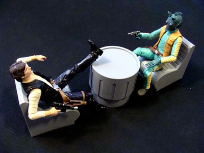 Star Wars Cantina Table and Chairs TBS 1:12 diorama model kit (NOT 3d printed) 