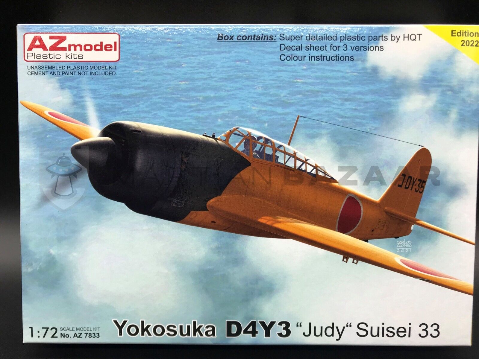 AZ Model 1/72 AZ7833 Yokosuka D4Y3 'Judy' Suisei 33 - NEW AZ Model 1/72 AZ7833 Yokosuka D4Y3 'Judy' Suisei 33 - NEW