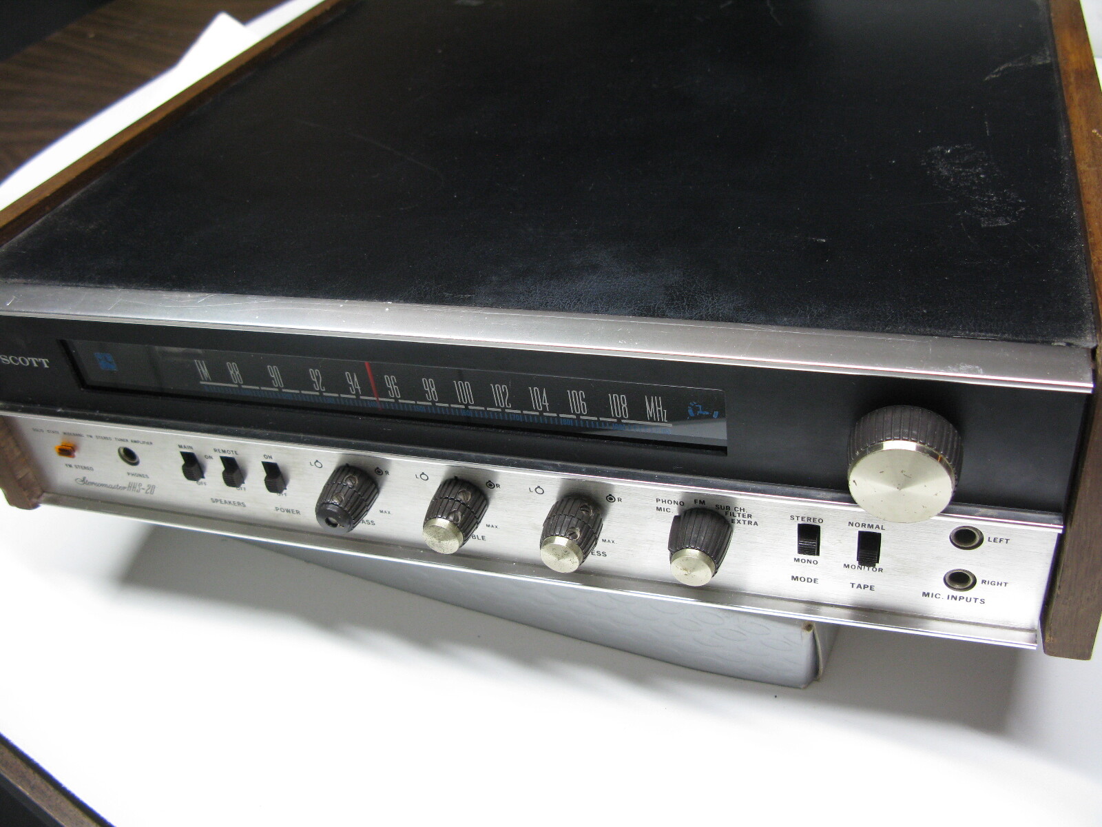 Vintage HH Scott Stereomaster HHS-20 FM Stereo Receiver Not working