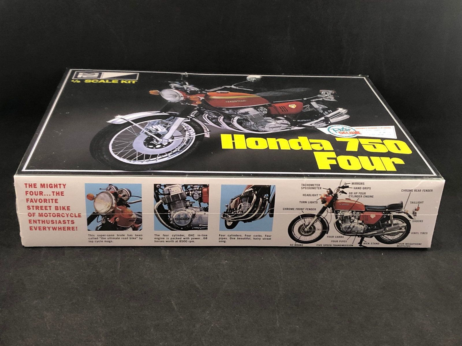 MPC Honda 750 Four 1:8 Scale Plastic Model Kit 827 New in Box
