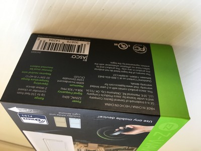 Genuine GE Jasco Z-Wave In-Wall Smart Dimmer Paddle Switch ZW3005 14294