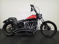 HARLEY DAVIDSON FXS BLACKLINE ** VandH EXHAUST - CUSTOM SEAT - HEAVEY BREATHER