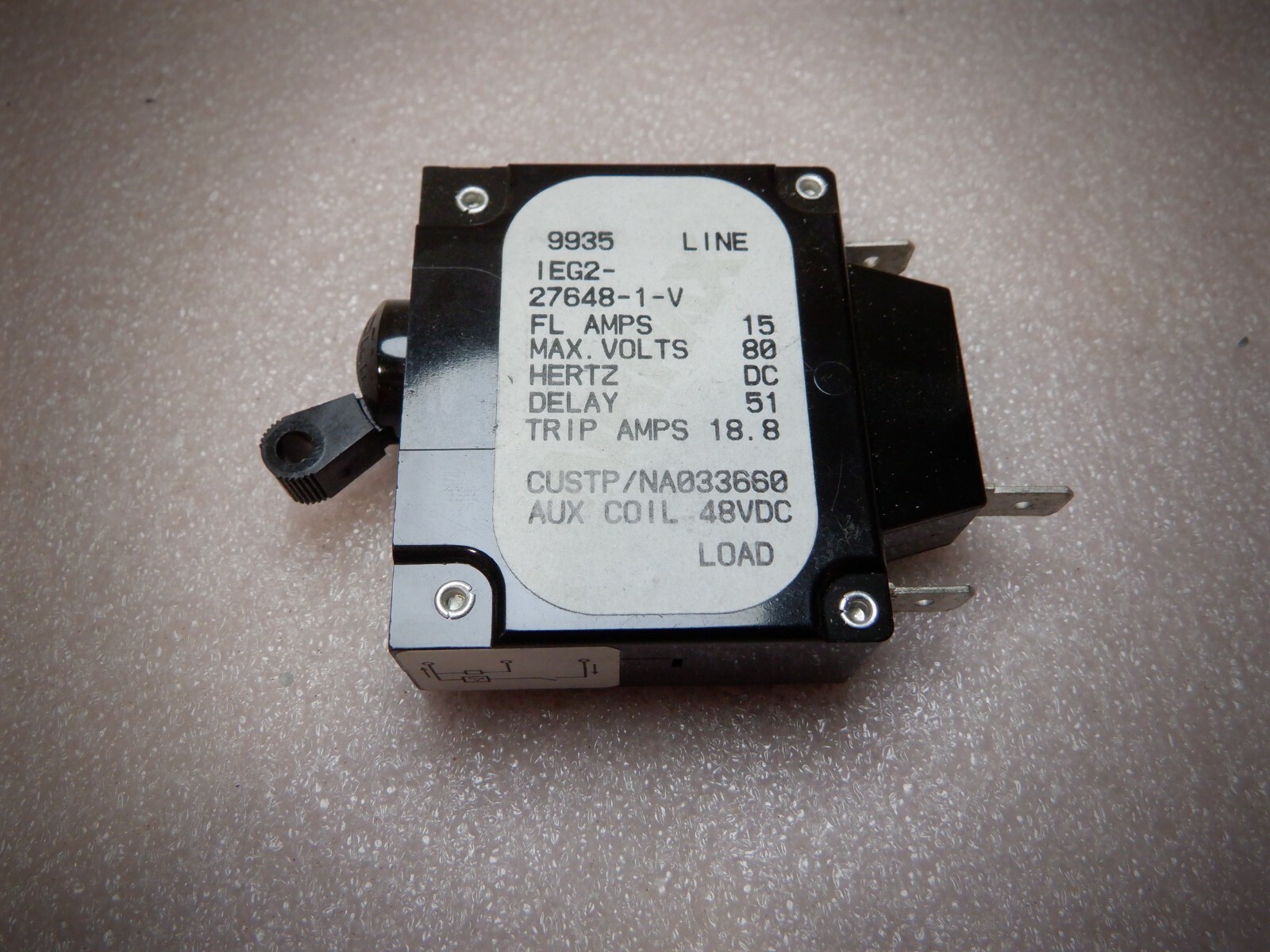 AIRPAX IEG2-27648-1-V CIRCUIT BREAKER | eBay