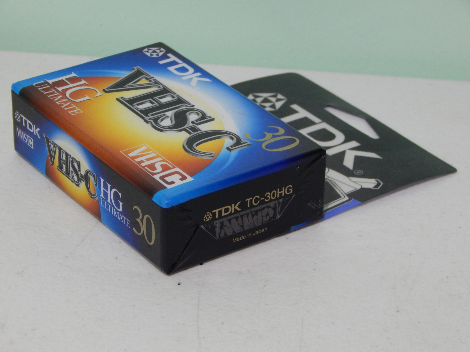 New TDK VHS-C HG ULTIMATE TC-30 camcorder blank tape 30/90 minutes record time