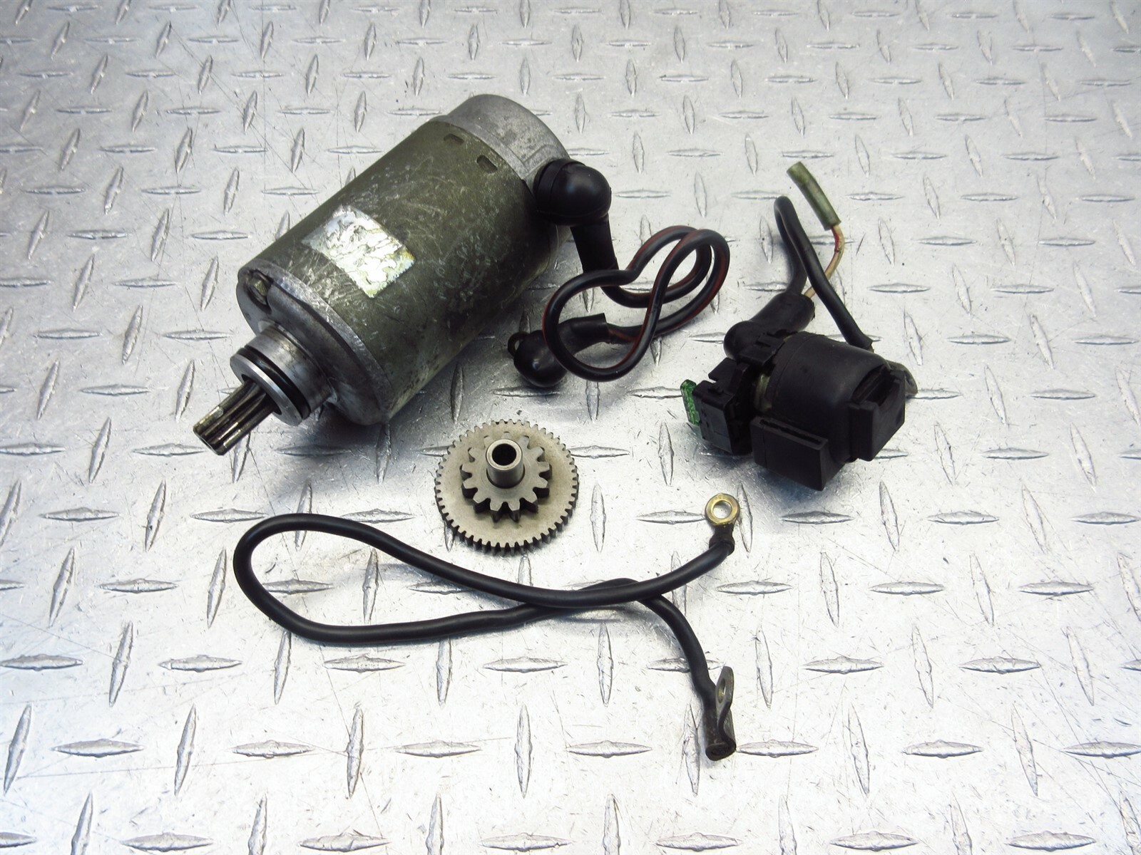 あーりー 1990 90-93 Kawasaki ZX6 ZX600 OEM Starter Motor Starting
