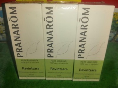 Lot De 3 Flacons 10ml Pranarôm Ravintsara Huile Essentielle Bio Neuf 11/2030