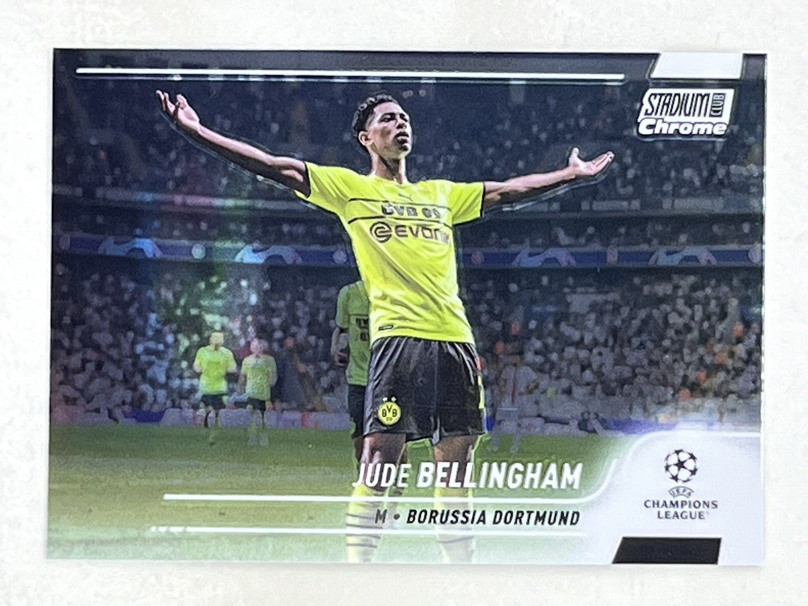 ベリンガム　topps stadium club Jude Bellingham 2020-21 Topps Stadium Club Chrome UCL Rookie