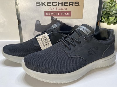 skechers air cooled memory foam mens trainers