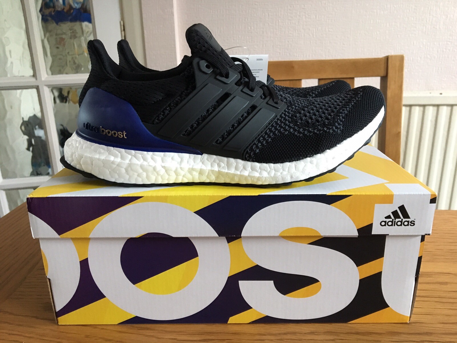 adidas ultra boost 1.0 og black gold purple