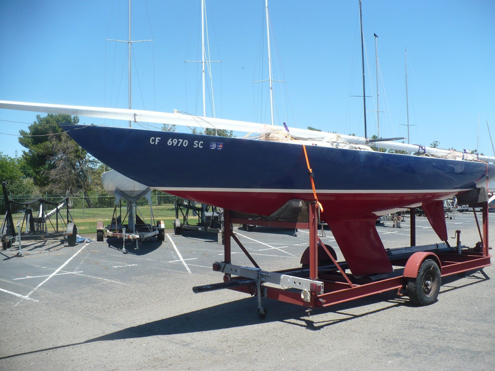 1975 Etchells 22 High Performance Racing Sailboat