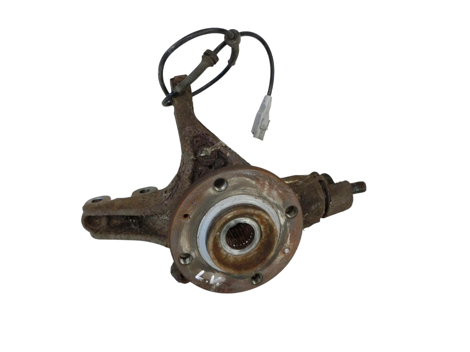 Stub Axle Wheel Hub with ABS Left Front for Citroen C4 Picasso 06-10 Grand - Bild 1