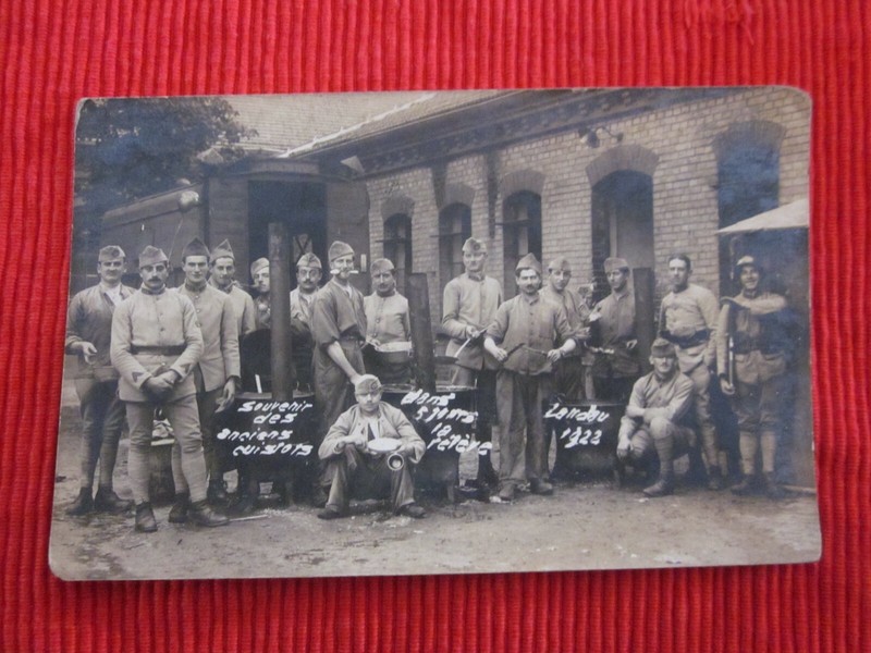 Cpa  Photo Militaires Soldats Poilu ? 1922 Cuistots Cuisiniers