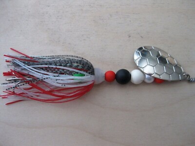 Northern Pike/Bass  HONEYCOMB  handmade inline spinner   