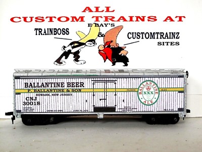 HO SCALE CUSTOM LETTERED BALLANTINE BEER      REEFER  PG 1
