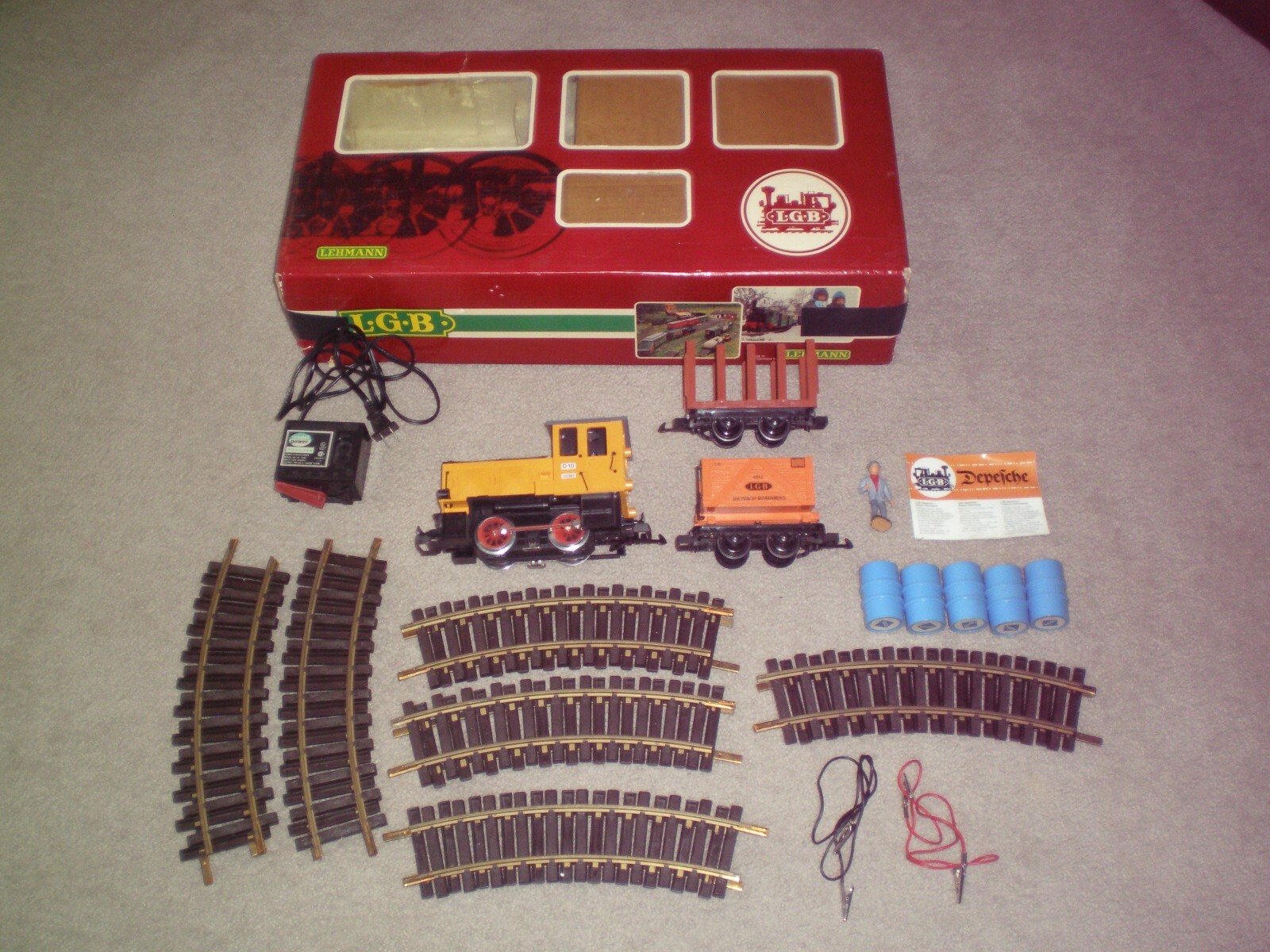 LGB  LEHMANN G ゲージ　スターターセット#70401 Vintage LGB Lehmann G Scale Passenger Train Set #20301