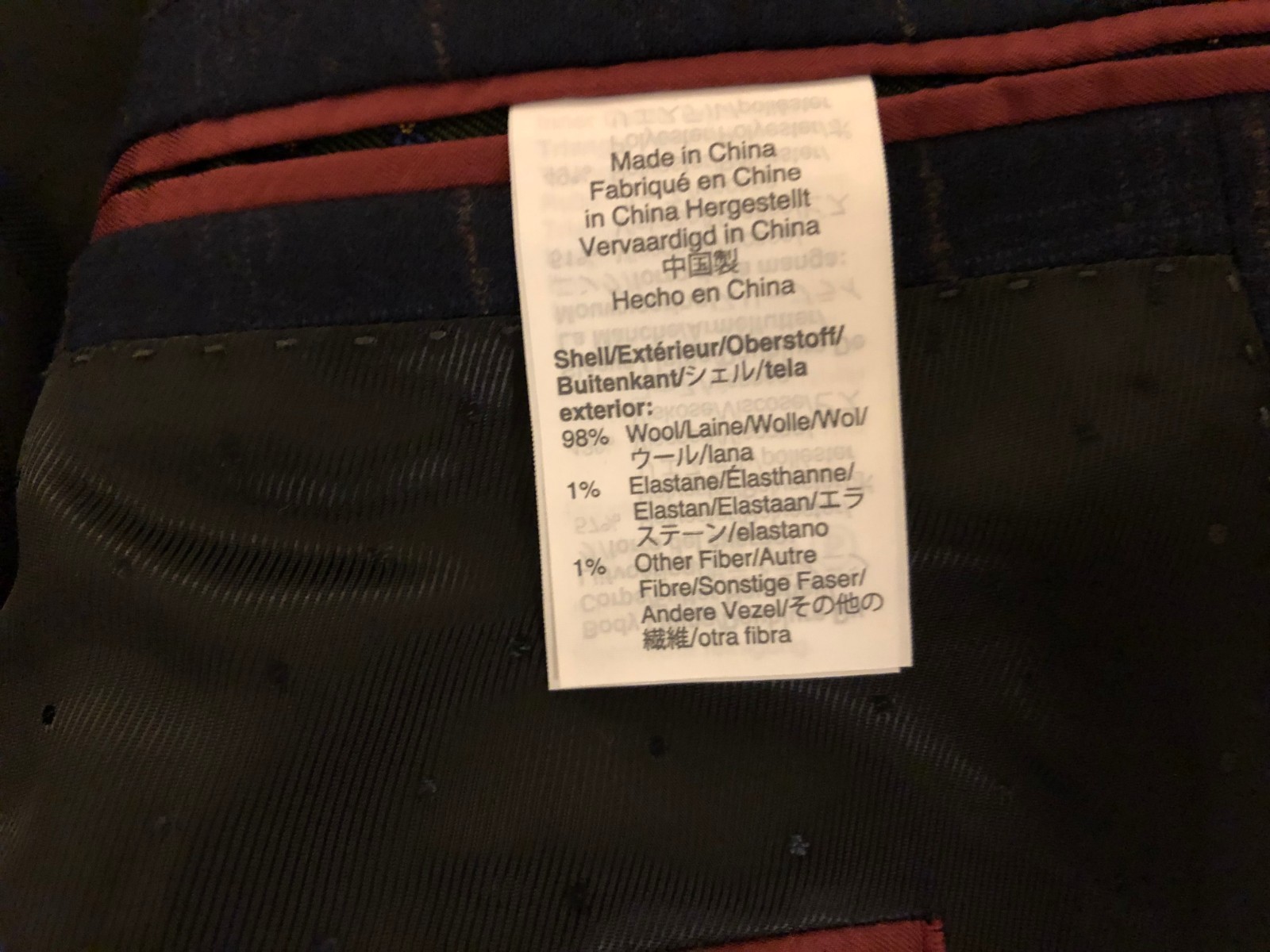 Pre-owned Jcrew J.crew Ludlow Jacket In Italian Stretch Windowpane Wool, Roger Navy Check, 38s In Multicolor