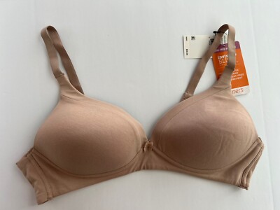Warner's RN0141A Invisible Bliss Cotton Wirefree Bra with Lift 36B #1018