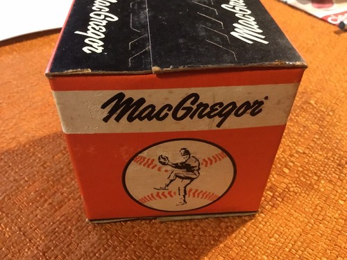 VINTAGE MACGREGOR OFFICIAL LEAGUE BASEBALL B73C UNOPENED UNUSED ORIGINAL BOX??