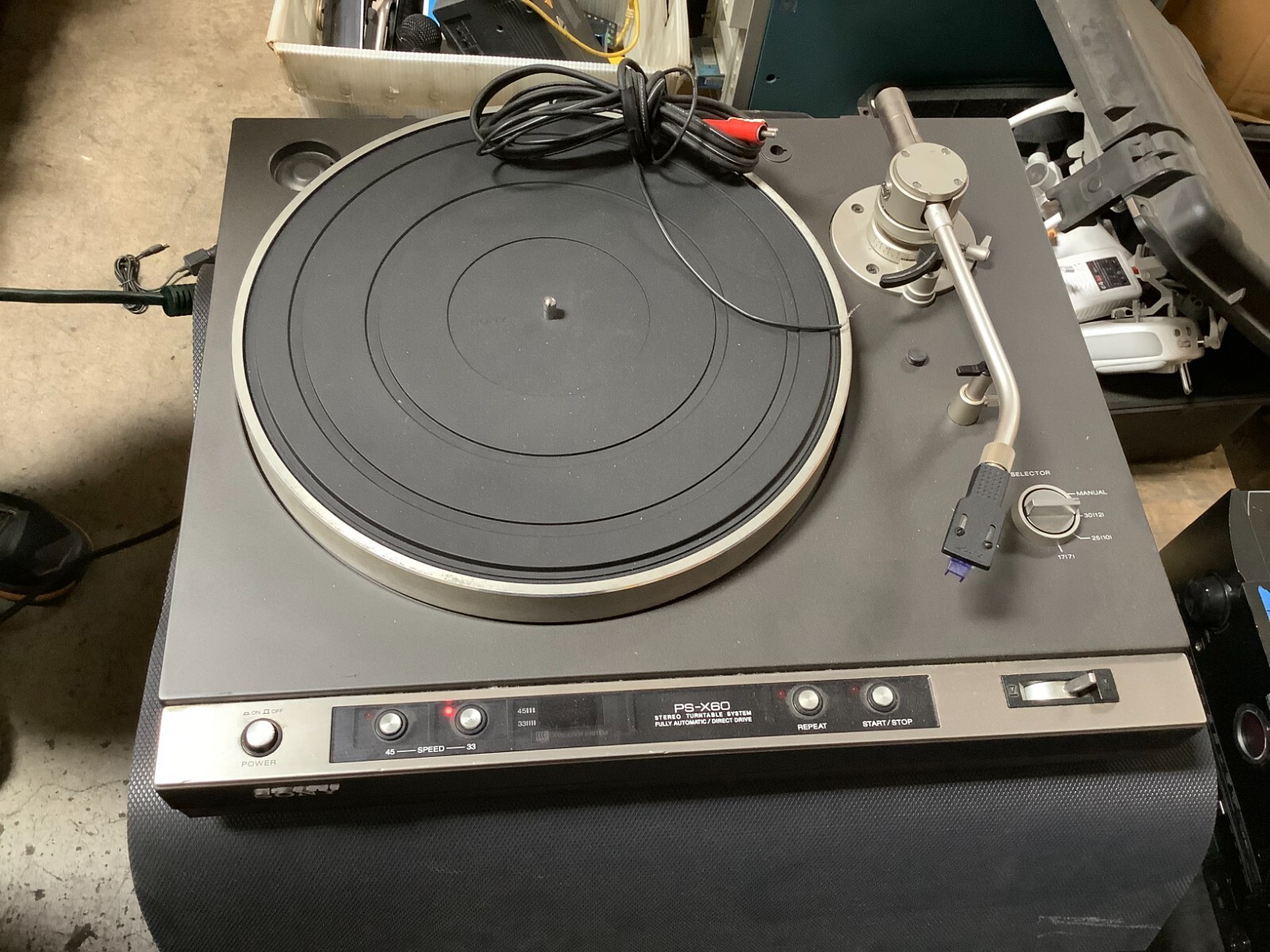SONY PS-X60 ステレオ ターンテーブルシステム レコードプレーヤー
