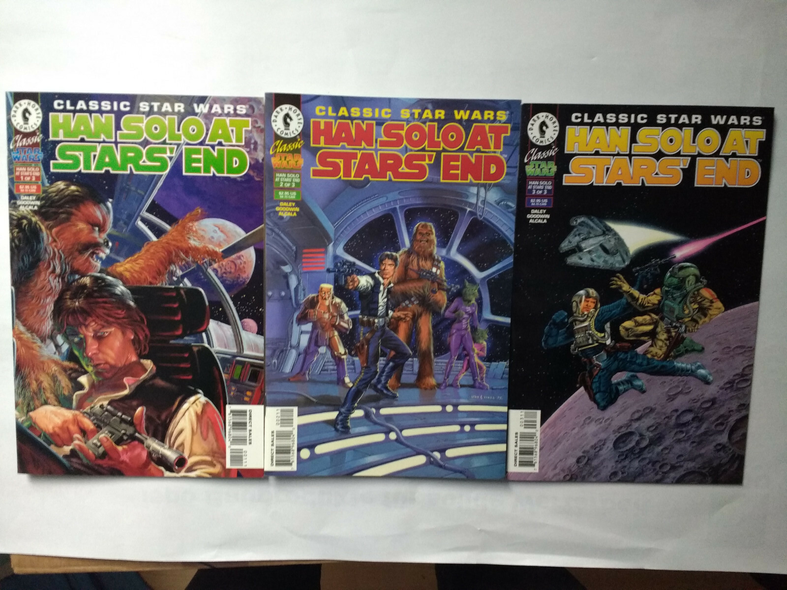 Star Wars Comic Dark Horse Han Solo at Stars End Heft 1-3 Komplett
