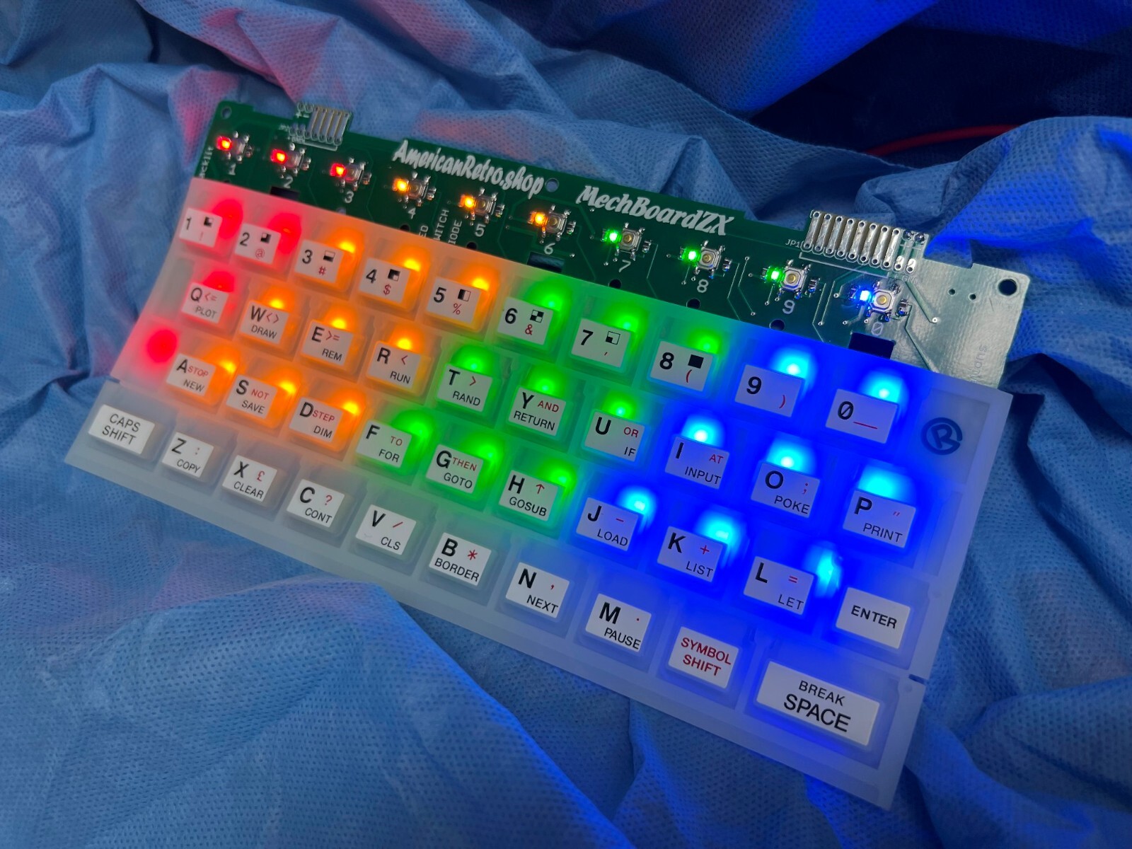 The MechBoardZX LED - Sinclair ZX Spectrum 16K/48K The MechBoardZX LED - Sinclair ZX Spectrum 16K/48K