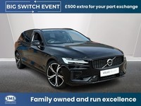 2022 Volvo V60 Recharge Plus, T6 AWD plug-in hybrid, Electric/Petrol, Dark ESTAT
