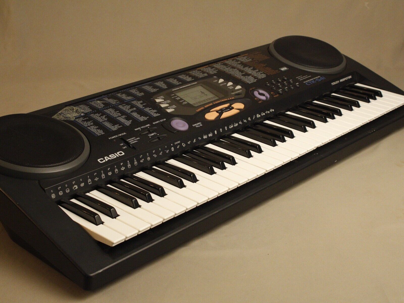 Casio CTK Electronic Keyboard MIDI Tested Working  Tones No