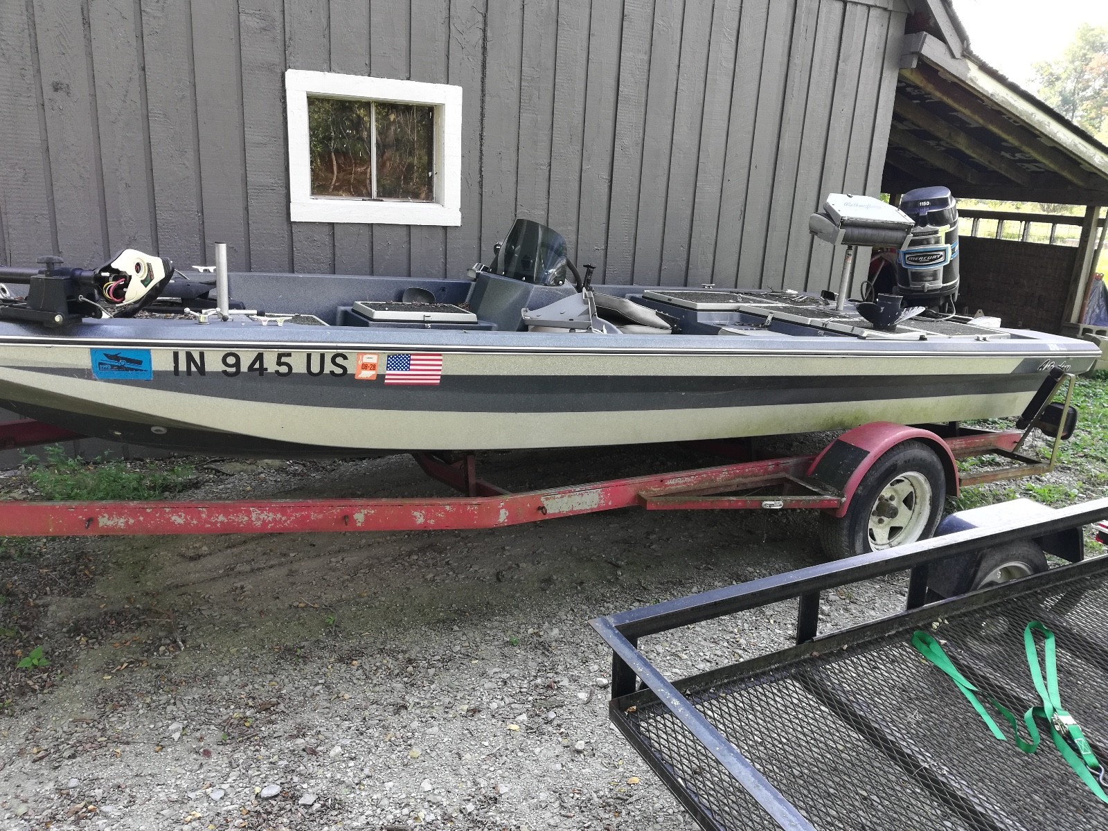 1977 Astroglass 175 Fishing Boat w Trailer, Whitestown IN | No Fees & No Reserve
