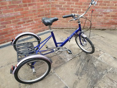 PASHLEY TRI 1 Adult Blue Folding Tricycle