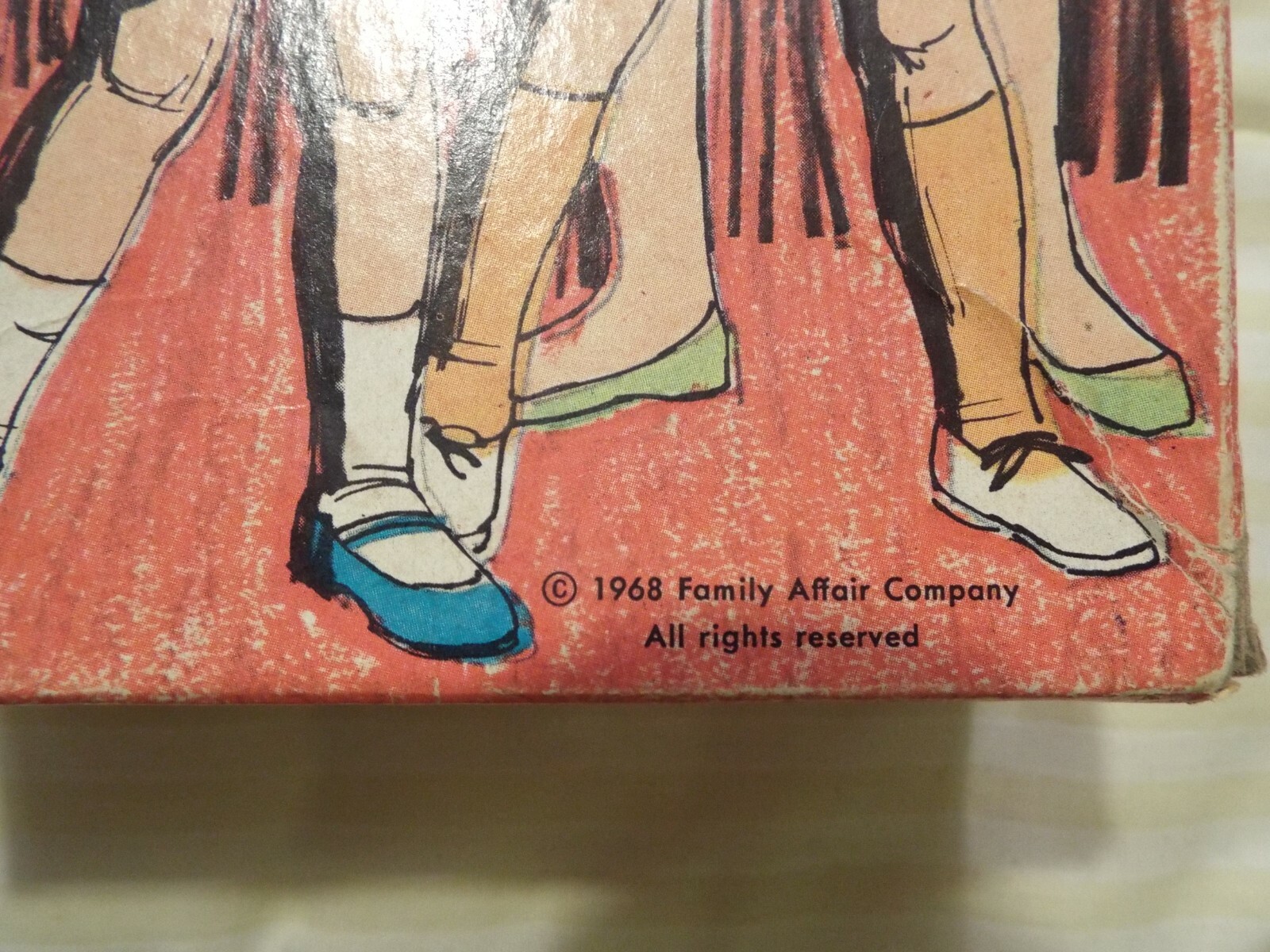 Vintage Whitman FAMILY AFFAIR PAPER DOLL SET - DOUBLE SET- 2 of everything 1968